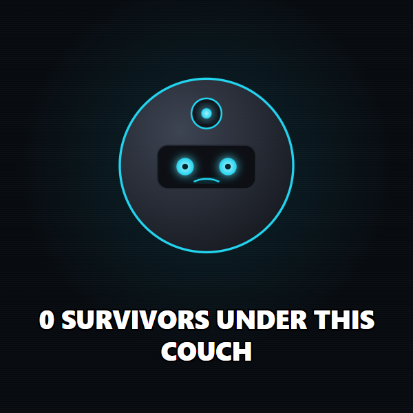 0 survivors under this couch